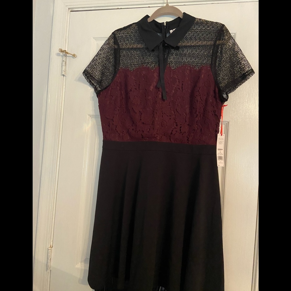 Elle Dress with Lace Bodice